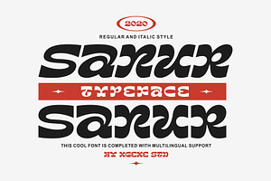 Sanur Font Duo Regular & Italic