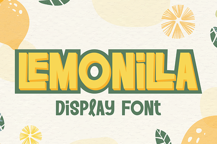 Lemonilla | Quirky Display Font