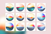 Crazy gradients spheres collection, a Texture Graphic by VitalexStudio (Thumbnail 5 of 7)