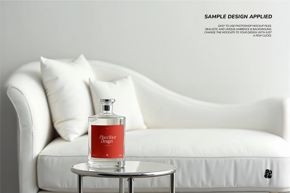Glass Bottle Mockup Set - Vol. 2, a Packaging Mockup by DOBE Studio (Photo 5 of 11)