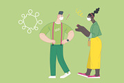 Waiting in line (vector), a Healthcare Illustration by Grivina's shop (Thumbnail 12 of 19)