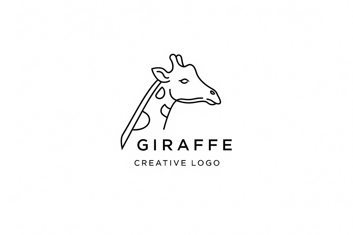 Minimalist Giraffe Logo, a Branding & Logo Template by Logocreative (Photo 1 of 2)