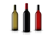 Wine bottle. Mock-up set., a Product Mockup by Nomber_86 (Thumbnail 5 of 8)