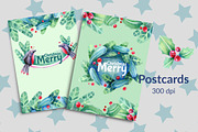 Santa Claus watercolor and Christmas, a Graphic by Olha Kalyta (Thumbnail 7 of 8)