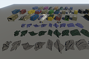 Game & Film - Containers & Tarps, an Object 3D Model by PurePolygons (Thumbnail 4 of 5)
