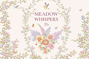 Meadow Whispers png watercolor frame, a Decorative Illustration by Ekaproeka (Thumbnail 1 of 8)