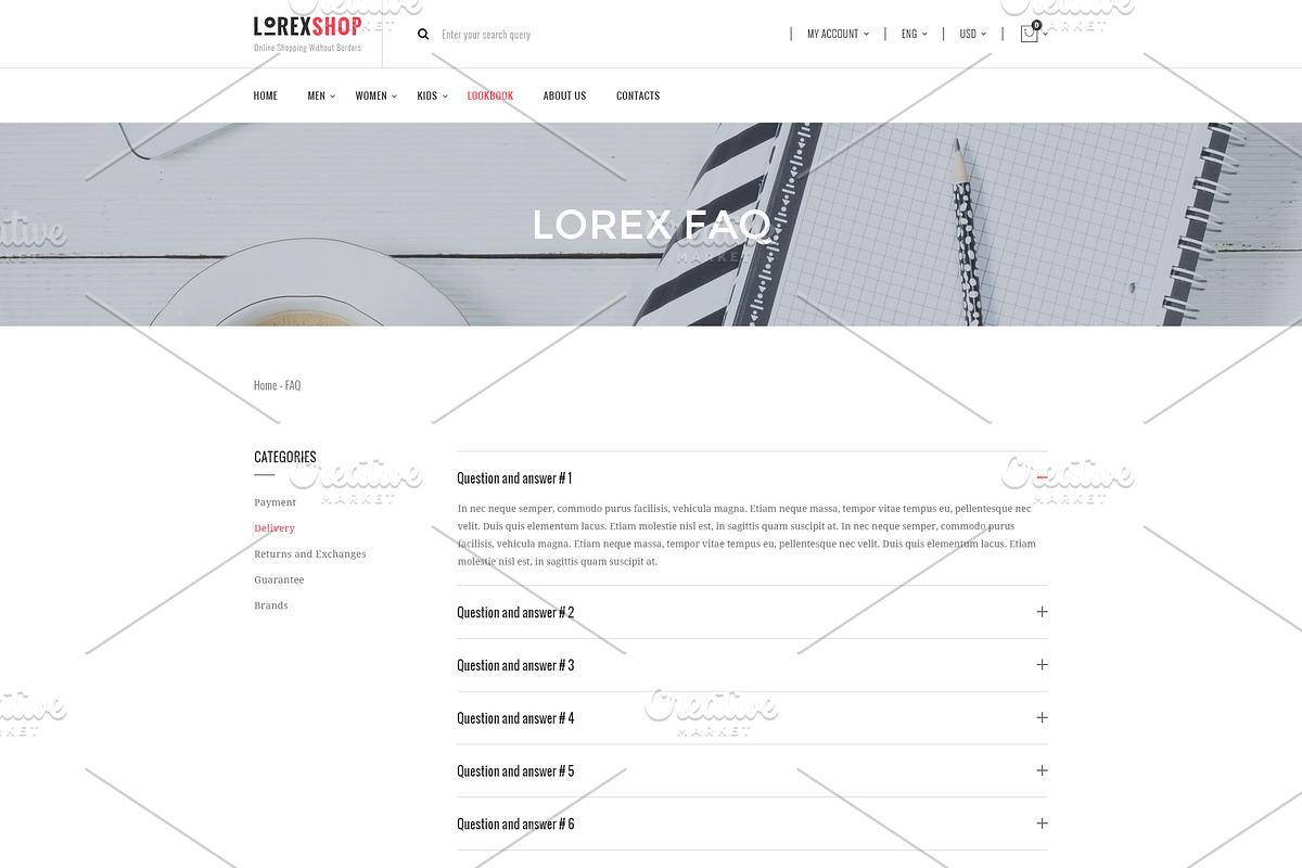 LOREX - E-commerce PSD Templates, a Websites & App Template by ArtStyles (Photo 26 of 26)