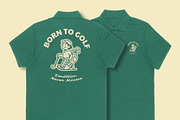 Golf Mascot Graphic, a Sport Illustration by Skilline Supply Co. (Thumbnail 8 of 12)