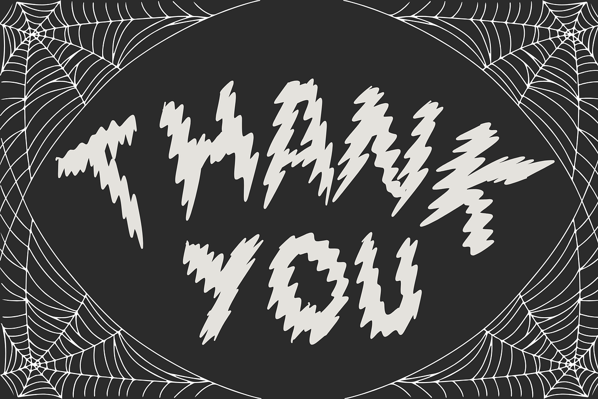 Spooky is a cool Halloween font, a Handwritten Font by Brown Cupple (Photo 6 of 6)