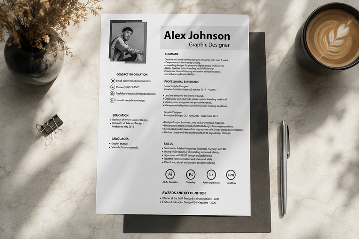 MODERN RESUME TEMPLATE (R17), a Resume Template by dulchaer29 (Photo 2 of 4)