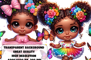 Little Baby Girls, Black Girl Png