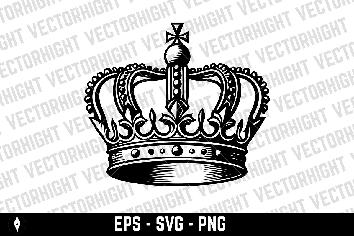 Illustration of king crown, an Object Illustration by Vectorhight