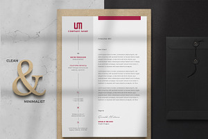 Clean Letterhead Word