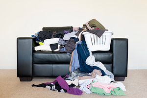 Pile of Laundry On Couch, a Photo by THP Creative