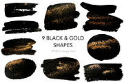 Black & Gold textures, a Texture Graphic by Vera●Suleimanova (Thumbnail 3 of 10)