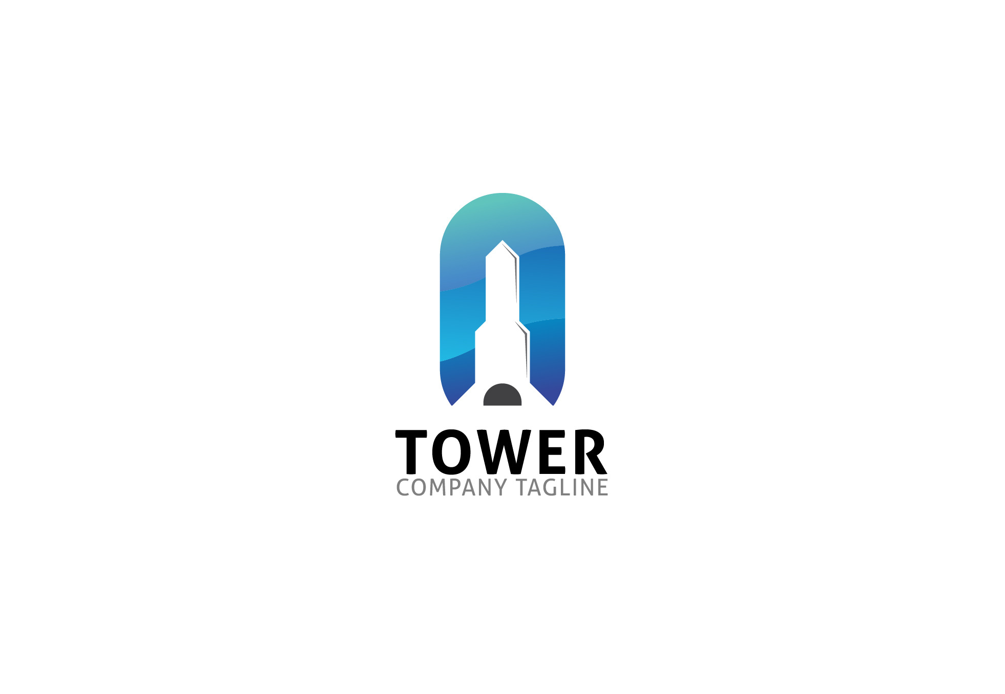 Tower Logo Design, a Branding & Logo Template by Twelve.std