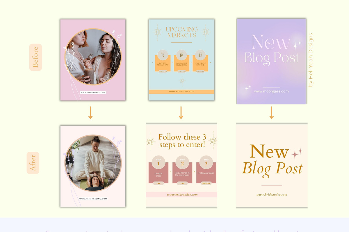 Magical Branding Starter Kit, a Branding & Logo Template by Hell Yeah Designs (Photo 16 of 20)