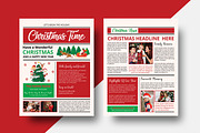Christmas Newsletter Template, a Stationery Template by Ultimate Template Shop (Thumbnail 2 of 6)
