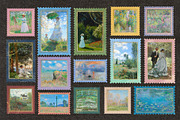 Art Masterpieces Postage Stamps, a Decorative Illustration by Saint aury Studio (Thumbnail 3 of 4)