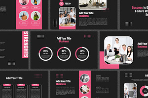 Black Pink Powerpoint Template