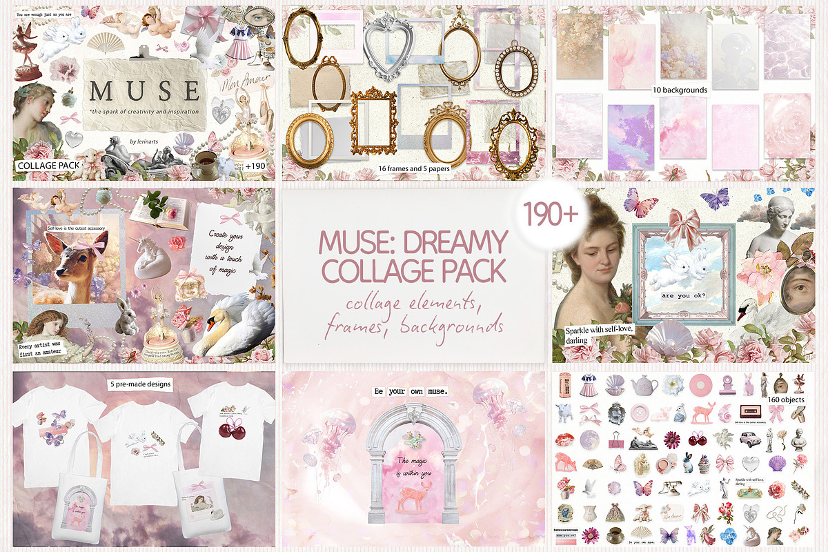 COLLAGE BUNDLE 20 in 1 (3800+), an Object Graphic by lerinartstudio (Photo 7 of 21)