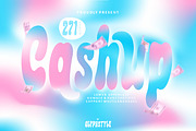 Cashup Bubble, a Sans Serif Font by Glyphstyle (Thumbnail 1 of 6)