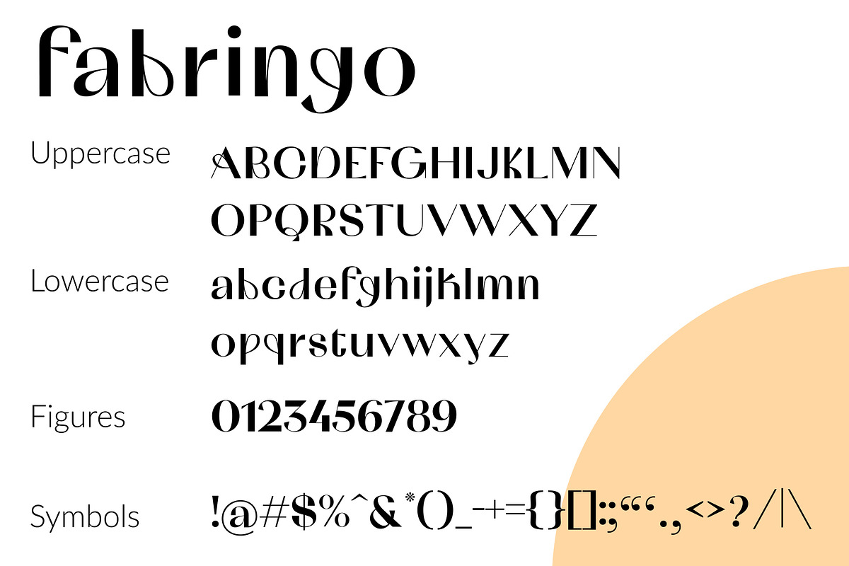 Fabringo - Elegant/Glamour Font, a Font by GraphicDash (Photo 12 of 12)