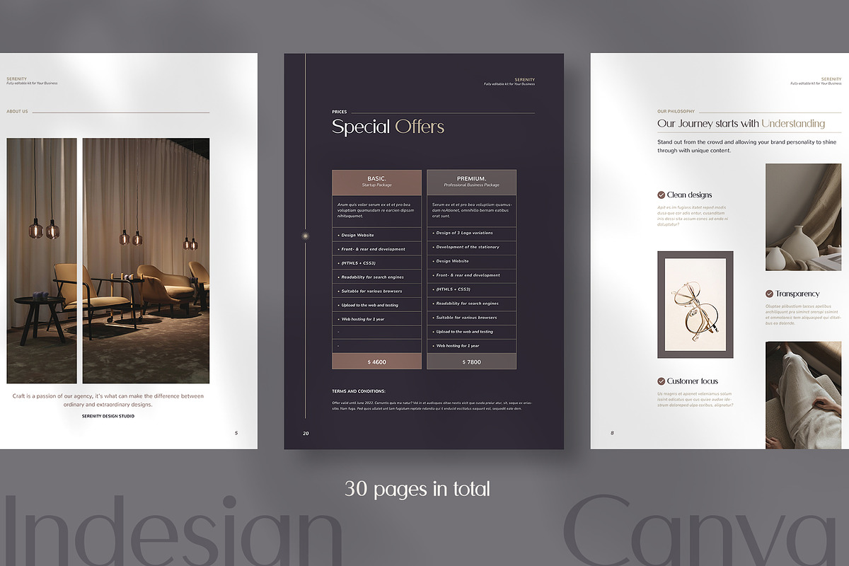Services & Pricing Guide -Canva/Indd, a Brochure Template by Imagination Area (Photo 6 of 11)