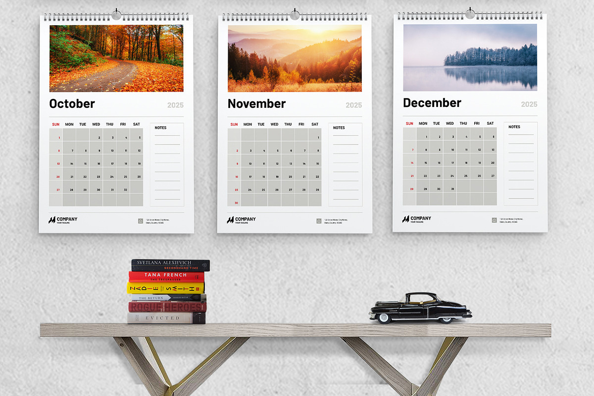 2025 Calendars Layout, a Stationery Template by MightyDesign (Photo 4 of 7)