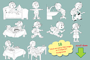 Little boy's day. Schedule, an Animal Illustration by Haso (Thumbnail 9 of 12)
