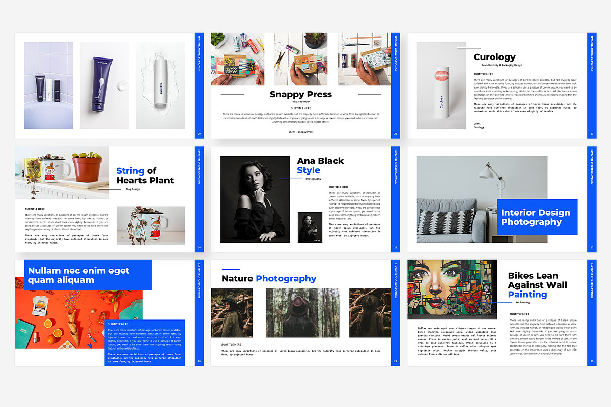 Portfolio Google Slides Template, a Presentation Template by Gaize (Photo 7 of 11)
