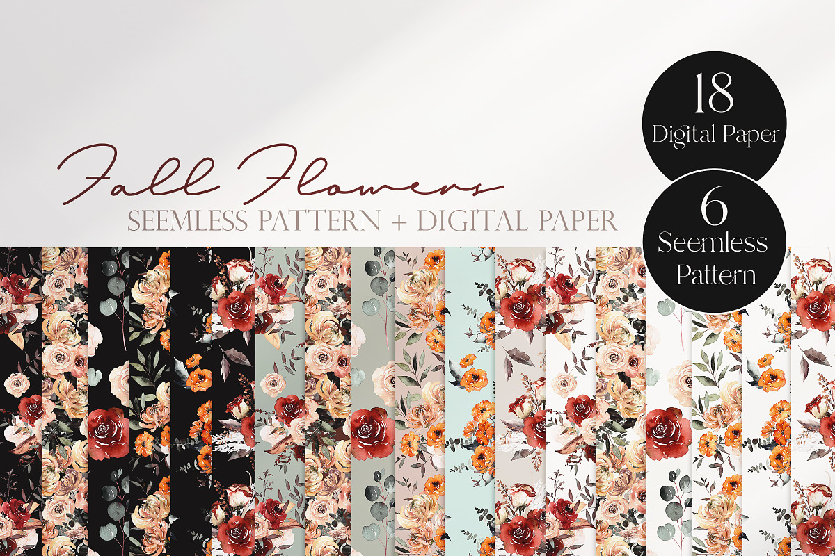 Watercolor flower - Autumn Bohemian, an Illustration by Beigetime (Photo 8 of 10)
