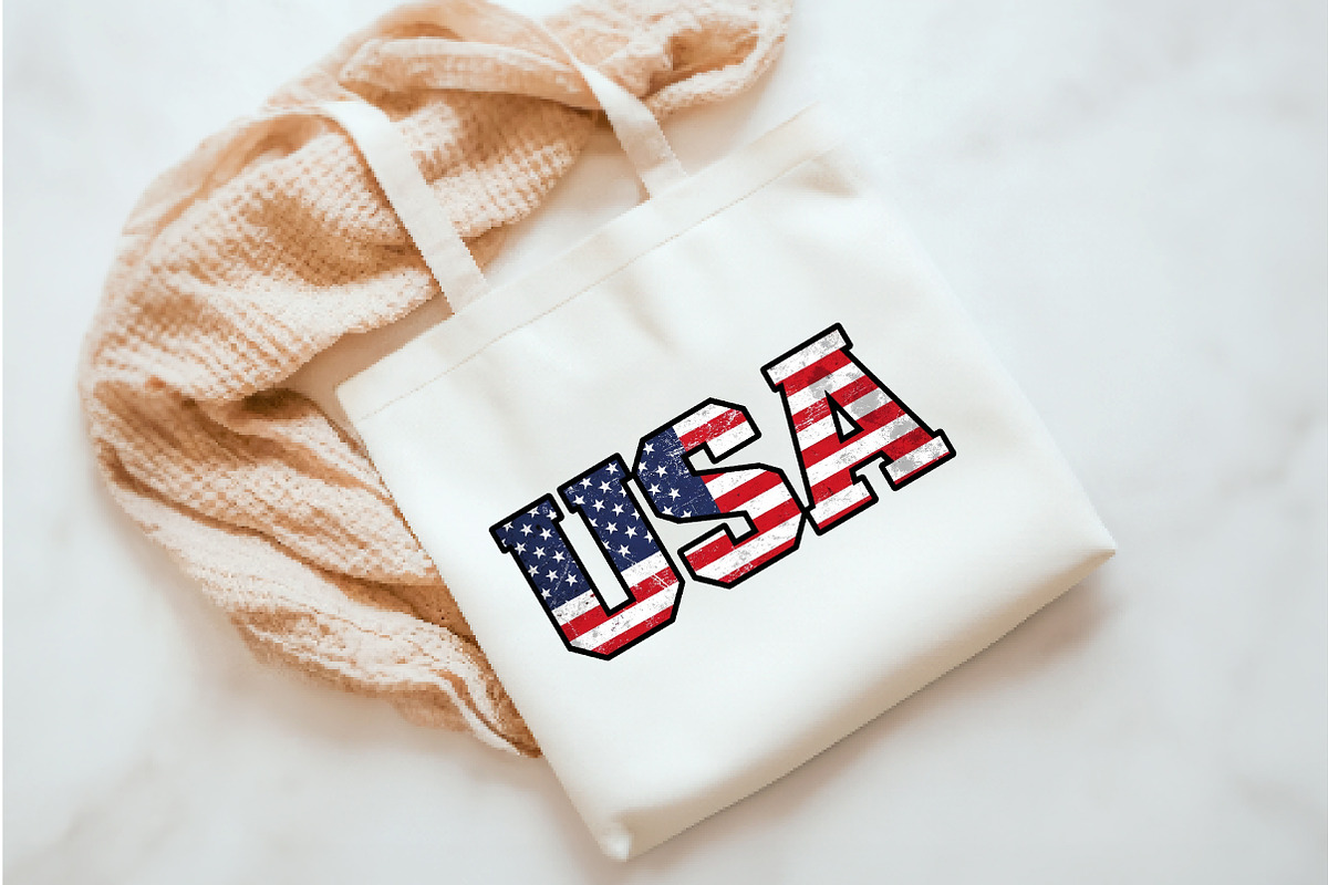 Distressed USA Png, an Illustration by Watercolor design (Photo 3 of 3)