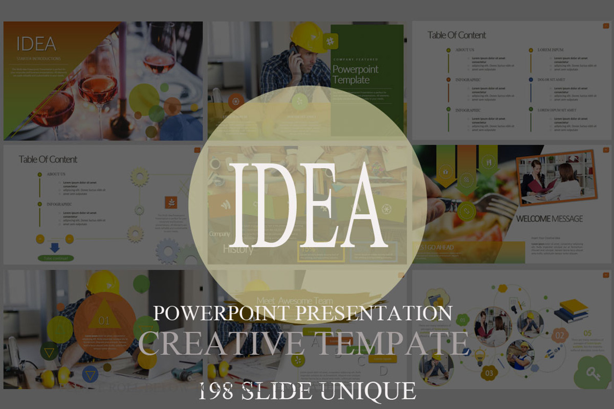 Idea Powerpoint Presentation, a Presentation Template by SlideBester (Photo 1 of 7)