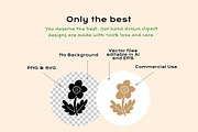 Wild Garden Linocut Bundle, an Illustration by ClayStudio (Thumbnail 5 of 6)