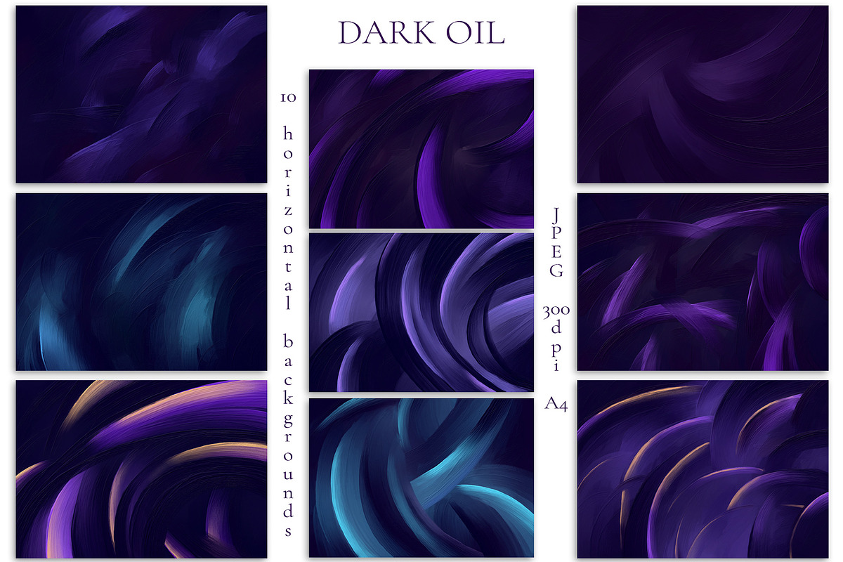Dark Oil, a Texture Graphic by Salted Galaxy (Photo 4 of 9)