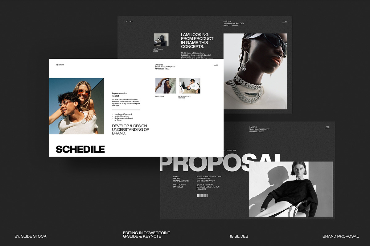 Brand Proposal Presentation Template, a Presentation Template by SlideStock (Photo 1 of 9)