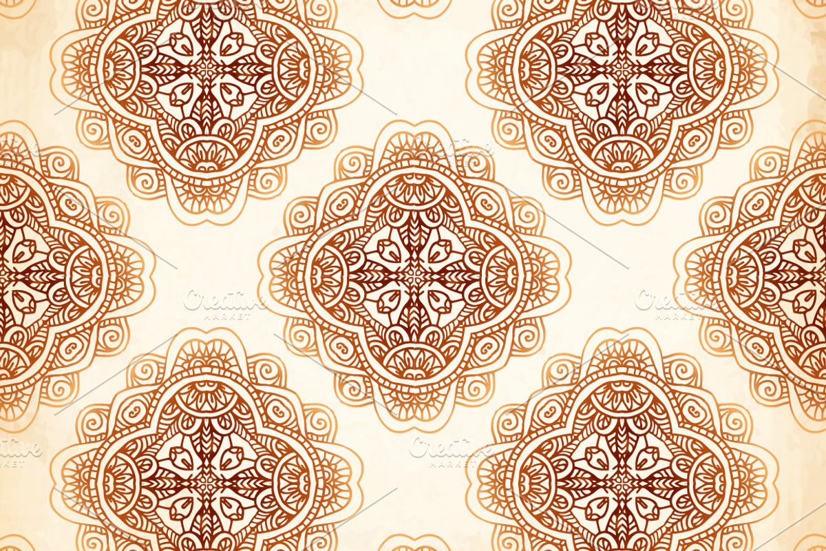 Set of mehndi vector backgrounds preview 2