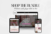 Luxury Canva Sales page website, a Landing Page Template by My Template Studio (Thumbnail 13 of 14)