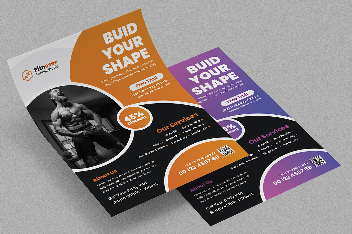 Fitness and Exercise Flyer, a Flyer Template by Pixelpick (Photo 3 of 4)