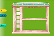 Game wooden shelf windows set, a Templates & Theme by julia_musdotter (Thumbnail 18 of 20)
