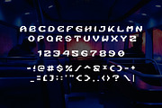 Aeroxis Futuristic Font, a Font by zerologicstudio (Thumbnail 4 of 4)