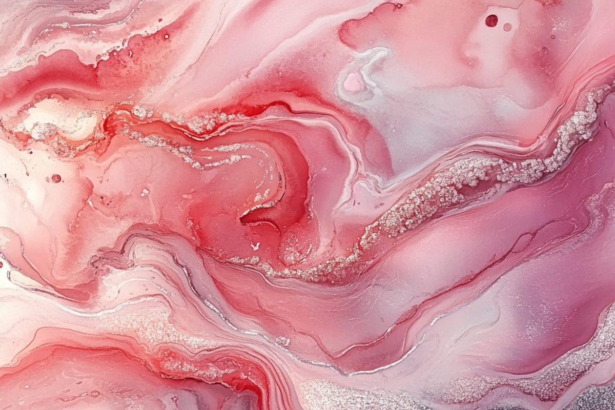 Blush Rose Quartz & Silver Veins, a Pattern Graphic by Printable Treasure (Photo 2 of 6)