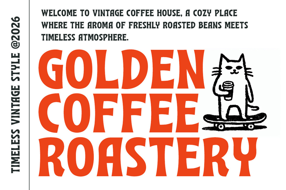 Bellvonce – Retro Soft Serif Display, a Sans Serif Font by decographstud (Photo 3 of 8)