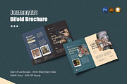 Journey Art Bifold Brochure, a Brochure Template by Esensifiksi.studio (Thumbnail 1 of 2)