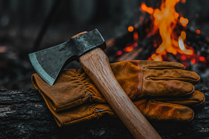 Wilderness Campfire, a Nature Photo by Virgo Studio