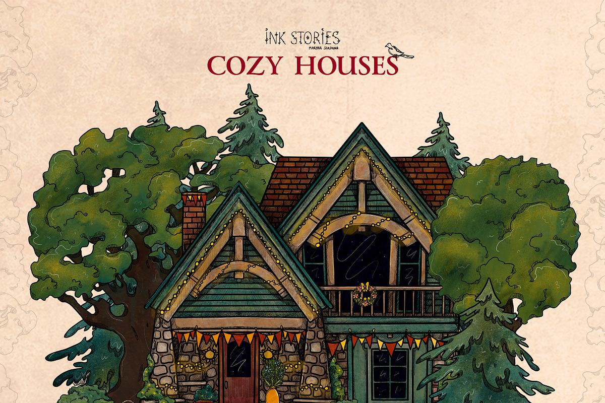 Cozy Houses, an Object Illustration by Ink Stories (Photo 18 of 22)