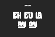Rebona Bolder - Round Font, a Sans Serif Font by Iqsiart Studio (Thumbnail 4 of 7)