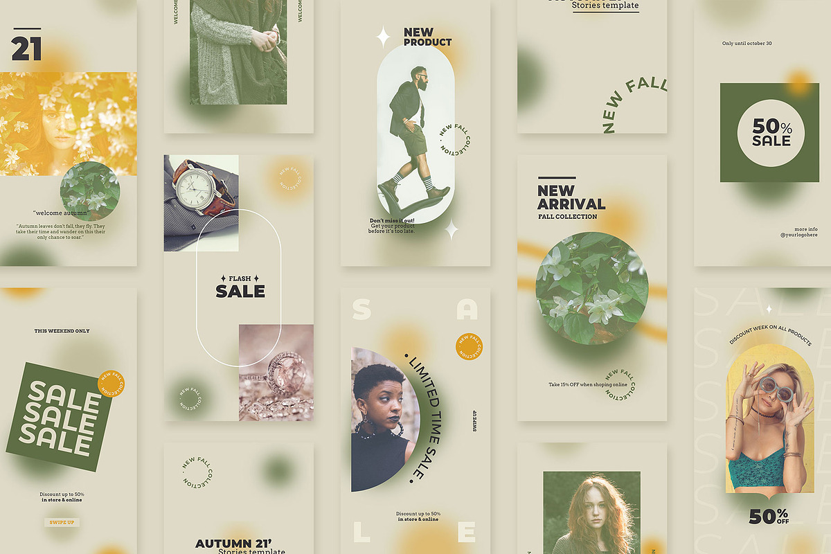 Trendy Autumn Story Templates, a Social Media Template by SmartDesigns (Photo 2 of 3)