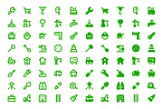 180 Material Construction Icons, a Solid Icon by Creative Stall (Thumbnail 4 of 5)